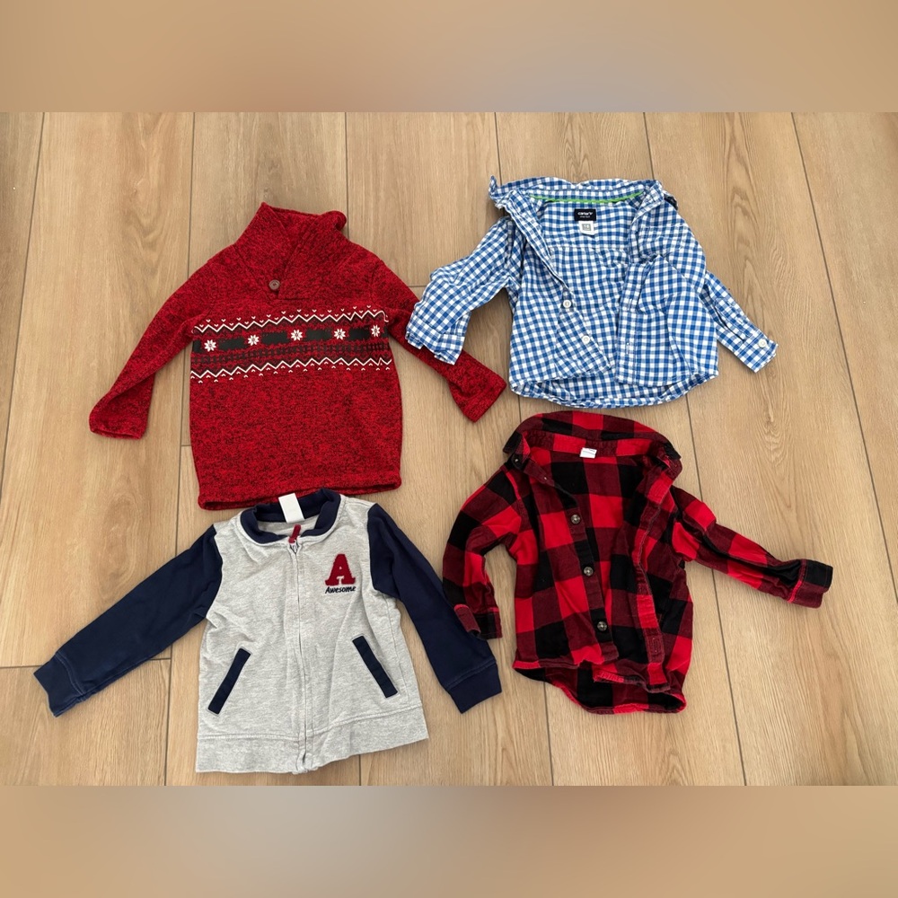 Boys 18 Month Jacket, Sweater and Button Ups